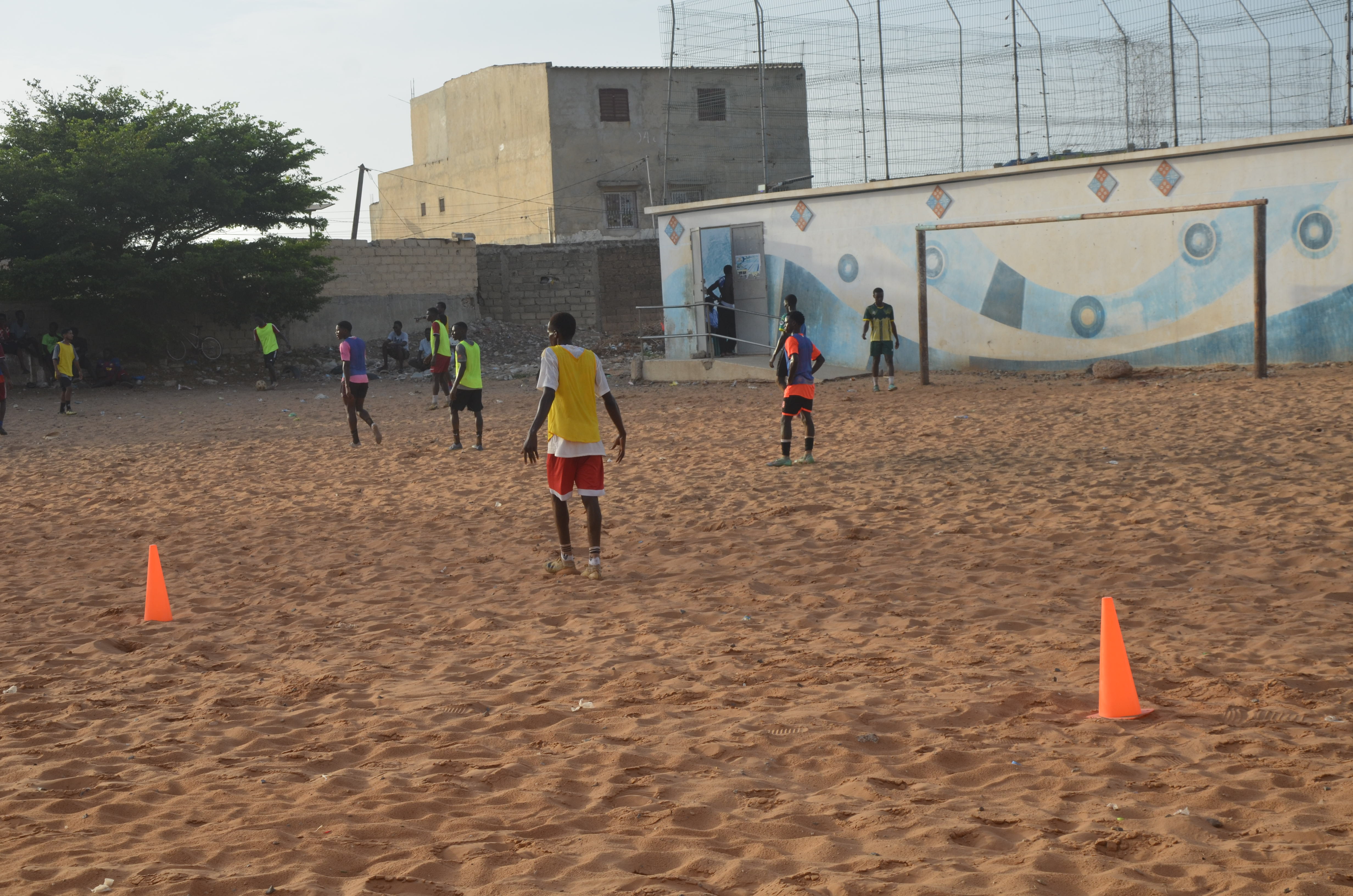 Élèves en entraînement sportif à l'EPCEP