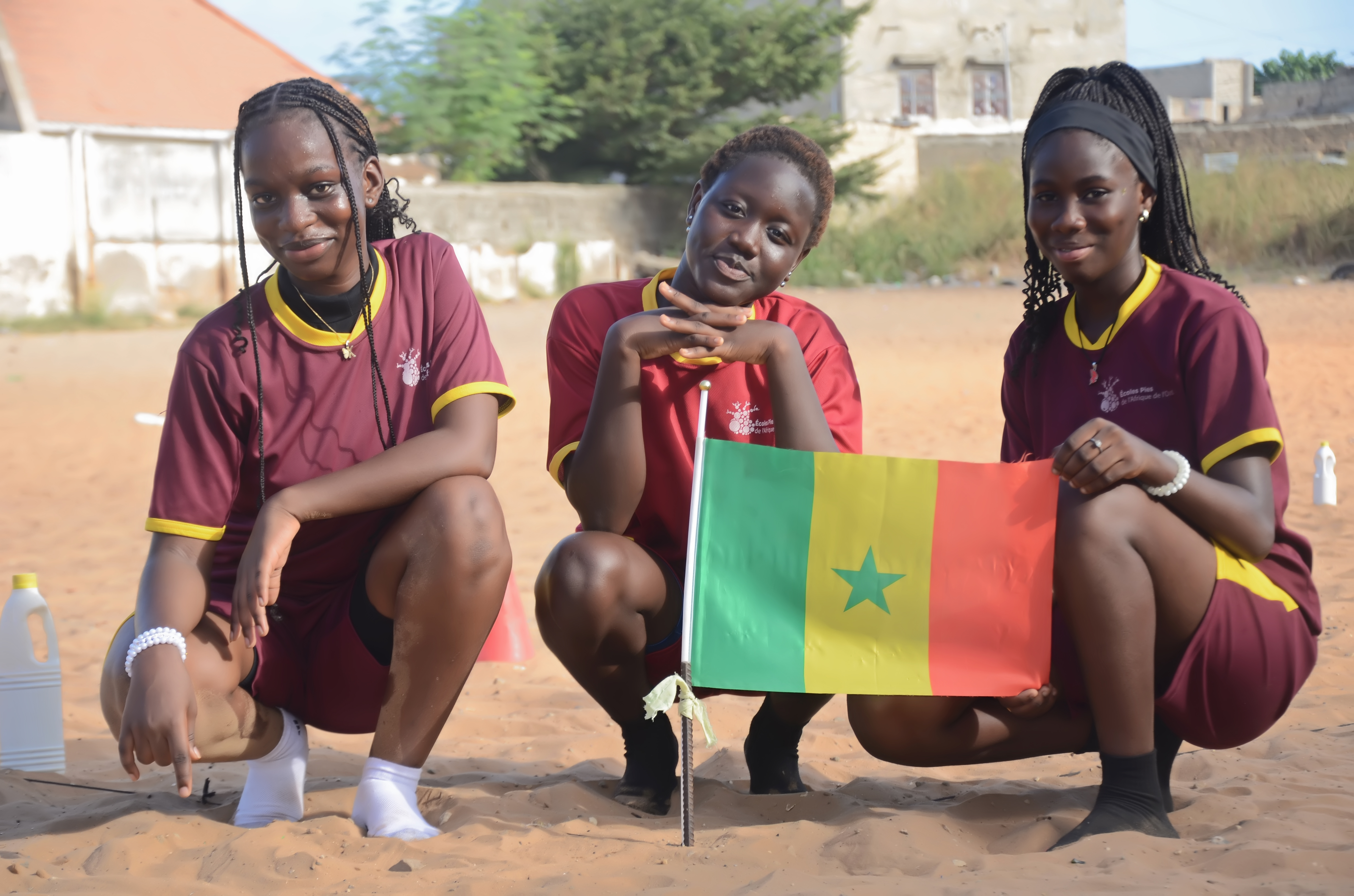 Élèves de l'EPCEP lors d'une activité sportive